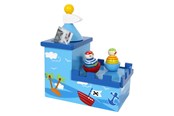 Kinderzimmer - Small Foot - Wooden Music Box and Piggy Bank Pirate - 5819
