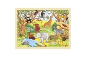 Puzzle - Goki Wooden Jigsaw Puzzle - Jungle 48pcs. Holz - 57892