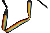 Kamera Trageriemen - Polaroid Camera Strap Flat - Rainbow Black - 006055