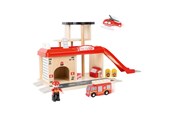 Holzspielzeug - Small Foot - Wooden Fire Station with Accessories. - 10900