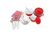 Rollenspiele - Small Foot - Pans and Cookware Set Red 11dlg. - 8964
