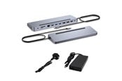 Dockingstationen - I-Tec 11-in-1 - USB-C TB3 TB4 - 2 DP HDMI - 100W PD - C31FLAT2PDPRO100W