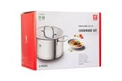 Töpfe - Zwilling TrueFlow - Cookware set with cover - 5 items - round - silver - 66920-005-0