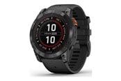 Smartwatches, Pulsuhren, Sportuhren & Schrittzähler - Garmin fēnix® 7X Pro – Solar Edition - Skifergrå med svart reim - 32 GB - 010-02778-01