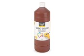 Kreativ-Spiele - Creall School paint Dark brown 1 liter - 01819