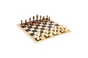 Brettspiele - Small Foot - Wooden Chess and Checkers XL - 11784