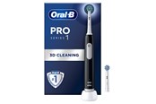 Elektrische Zahnbürsten - Oral-B Elektrische Zahnbürste Pro1 Black + Extra Brush Head - 8006540771457