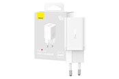 Handys - Adapter und Ladegeräte - Baseus Wall Charger  GaN5 40W 2x USB C (White) - CCGP180102