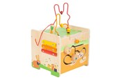 Baby Spielzeug - Small Foot - Wooden Activity Cube and Motor Spiral - 11732