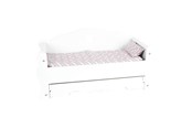 Puppen & Zubehör - Small Foot - Wooden Doll Bed with Drawer and Bedding 4dlg. - 12024