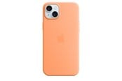 Handys - Cover & Cases - Apple iPhone 15 Plus Silicone Case with MagSafe - Orange Sorbet - MT173ZM/A