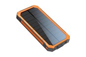 Powerbank (Akku) - Lippa 2 x USB-A Output Solar Powerbank (Akku) - Orange - 10000 mAh - LPPB10000SP