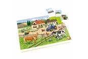 Puzzle - Hubelino Block Puzzle Life on the Farm 35st. - 410184