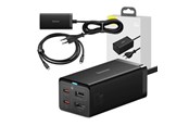 Handys - Adapter und Ladegeräte - Baseus Wall charger  GaN5 Pro 2xUSB-C + USB + HDMI 67W (black) - W120-T black