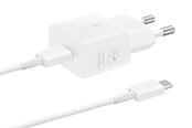 Handys - Adapter und Ladegeräte - Samsung 25W USB-C GaN Power Adapter (Incl. cable) - White - EP-T2510XWEGEU