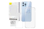 Handys - Cover & Cases - Baseus Transparent Case and Tempered Glass set  Corning for iPhone 13 Pro - P60112201201-01