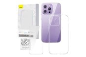 Handys - Cover & Cases - Baseus Transparent Case and Tempered Glass set  Corning for iPhone 14 Pro Max - P60112202201-03