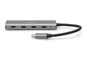 USB-Hubs - DIGITUS 4-Port USB-C Hub USB-Hubs - 4 - Grau - DA-70246