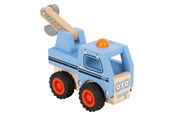 Spielzeugauto - Small Foot - Wooden Tow Truck Blue - 12446