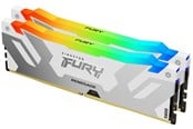 RAM - Kingston FURY Renegade RGB DDR5-8000 - 32GB - CL38 - Dual Channel (2 pcs) - Intel XMP - Weiß mit RGB - KF580C38RWAK2-32