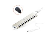 USB-Hubs - j5create 7-Port USB3.0 Hub USB-Hubs - USB 3.1 - 7 - Gold - JCH377-N