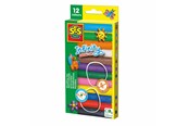 Kreativ-Spiele - SES Creative infinity Modeling Clay - 12 Pack (180Gr) - 00406