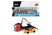 Spielzeugauto - Toi-Toys Metal Friction Tow Truck with Car - 23005Z