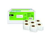 Papier, Fotopapier und Etiketten - DYMO LabelWriter Rücksendeadressetiketten | 25 mm x 54 mm | 6 Rollen mit je 500 leicht ablösbaren Etiketten (3.000 Stück) | selbstklebend - 2177564