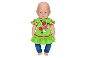 Dolls & Accessories - Dolly Moda Dress+Leggings Strawberry 43cm - 871263