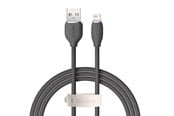 USB Kabel - Baseus Jelly cable USB to Lightning 2.4A 1.2m (black) - CAGD000001
