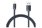 USB Kabel - Baseus Crystal Shine cable USB to Lightning 2.4A 1.2m (black) - CAJY000001