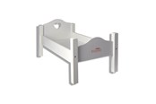 Puppen & Zubehör - Happy Friend Wooden Doll Bed - 504321