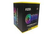 Gehäuselüfter - AZZA Hurricane II - case fan - Gehäuselüfter - 120mm - Schwarz - FNAZ-12DRGB2-241