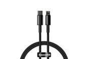 USB Kabel - Baseus Tungsten Gold Cable Type-C to iP PD 20W 1m (black) - CATLWJ-01