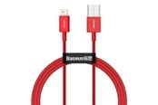 USB Kabel - Baseus Superior Series Cable USB to iP 2.4A 1m (red) - CALYS-A09