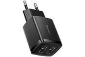 Handys - Adapter und Ladegeräte - Baseus Compact Quick Charger 2x USB 10.5W (black) - CCXJ010201