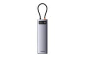 USB-Hubs - Baseus StarJoy Metal Glam Series Hub 11in1 USB-Hubs - USB 3.0 - 11 - Grau - B00030709811-00