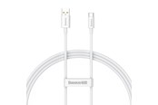 USB Kabel - Baseus Cable USB do USB-C Superior 100W 1m (white) - P10320102214-01