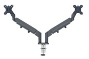 Monitorhalterung - Leitz Ergo Platzsparender Dual Monitorarm - 65370089