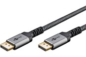 Display Kabel - Pro Displayport 1.4 Sleeved - 5m - Schwarz - HDMI1.4SL5