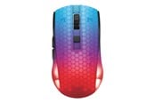 Maus - Deltaco GAMING DM320 Transparents RGB Wireless - Gaming Maus (Schwarz) - GAM-145