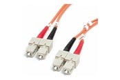 Netzwerk - Kabel - StarTech.com 1m Fiber Optic Cable - Multimode Duplex 62.5/125 - LSZH - SC/SC - OM1 - SC to SC Fiber Patch Cable (FIBSCSC1) - network cable - 1 m - 1m - FIBSCSC1