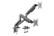 Monitorhalterung - Gembird Monitor Arm - Adjustable arm 2-display 17"-32" Space Grey - MA-DA2-05
