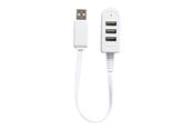 USB-Hubs - Kikkerland Handy Hub USB-Hubs - 3 - Weiß - US171-EU