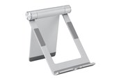 Handys - Anderes Zubehör - Deltaco Foldable phone/tablet stand in aluminum non-slip universal adjustable silver - ARM-0516