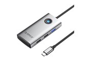 USB-Hubs - ORICO Type-C 5in1 HUB Multifunction Docking Station (grey) USB-Hubs - USB 3.0 - 5 - Grau - PW11-5P-GY-EP
