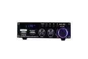 Verstärker - BlitzWolf AS-22 audio amplifier 45W Bluetooth 5.0 USB + remote control (black) - AS-22