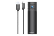 Festplatten Zubehör - ORICO M.2 SATA external drive enclosure Orico PWM2-BK-EP USB-C 5Gbps (black) - PWM2-BK-EP