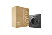 Smart-Home - Fibaro Walli Outlet N type F Anthracite - FGWSONF-011-8