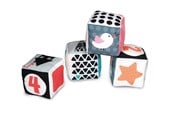 Baby Spielzeug - Clementoni First Months - Soft Blocks Black/White - 17321